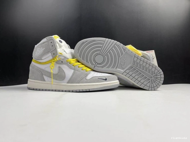 Switch High Air 1 CW6576-100 Light Jordan Smoke 0921
